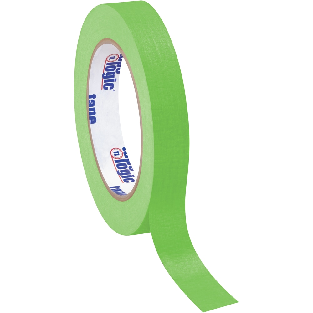 Tape Logic Color Masking Tape, 3in Core, 0.75in x 180ft, Light Green, Case Of 12 MPN:T93400312PKA