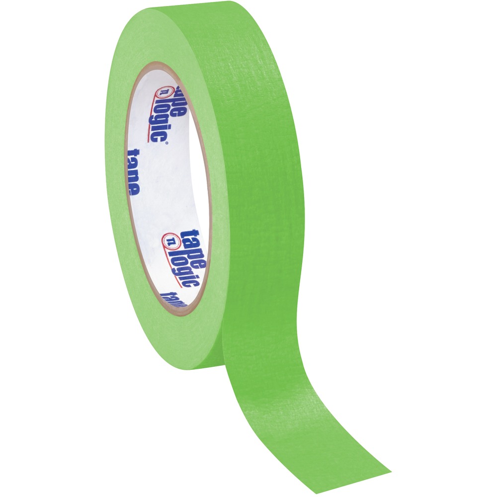 Tape Logic Color Masking Tape, 3in Core, 1in x 180ft, Light Green, Case Of 12 MPN:T93500312PKA