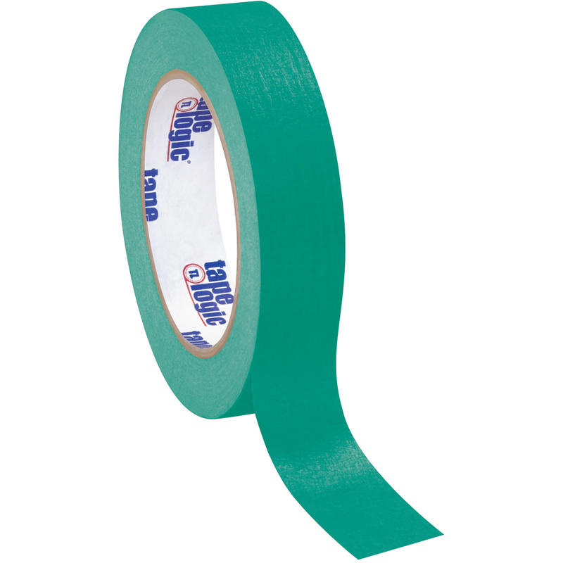 Tape Logic Color Masking Tape, 3in Core, 1in x 180ft, Dark Green, Case Of 12 MPN:T93500312PKE