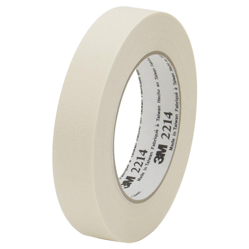 3M 2214 Masking Tape, 3in x 60 Yd., Natural, Case Of 12 MPN:T9382214