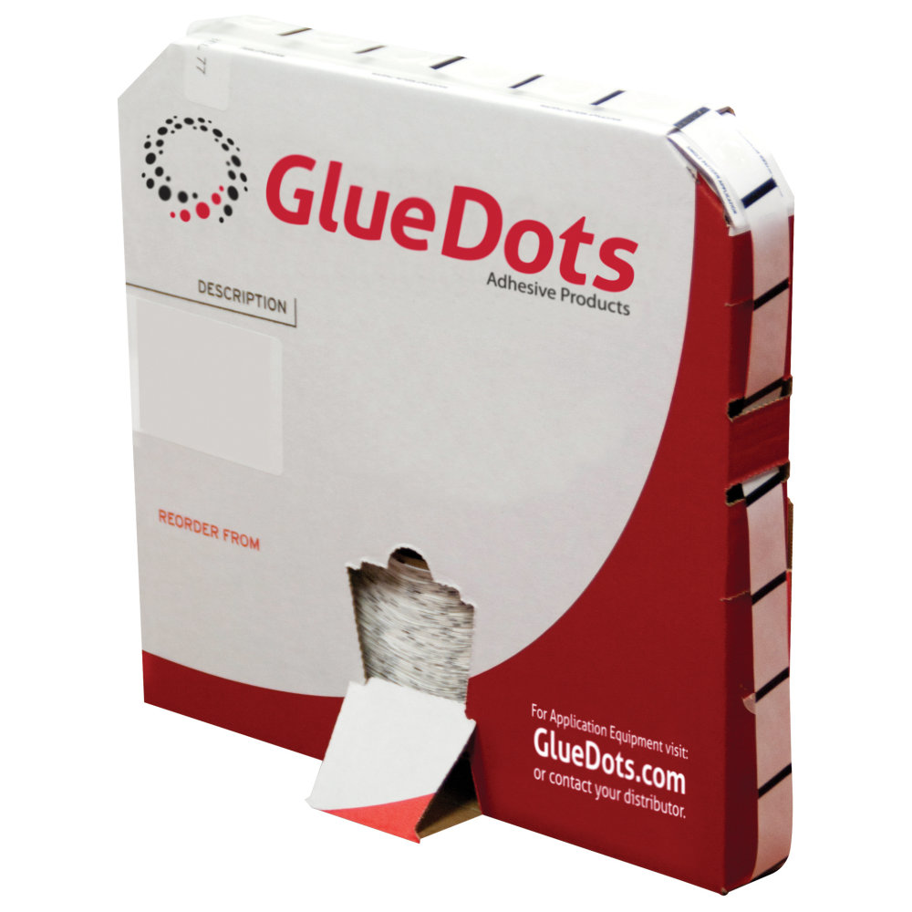 Glue Dots Super High Tack Glue Dots, Medium Profile, 1/2in, Clear, Pack Of 2, 000 MPN:FSC12122A.1.2