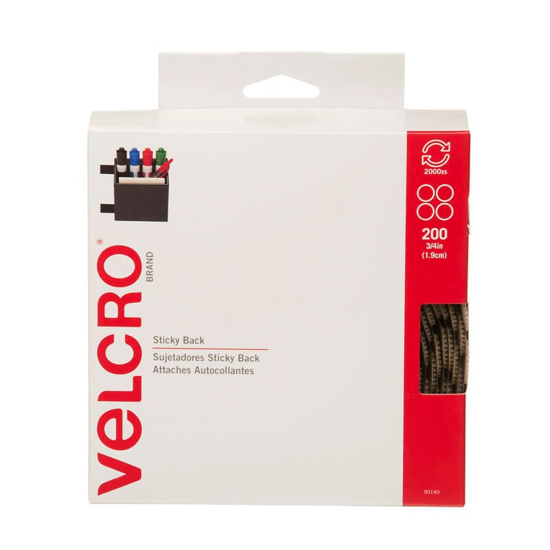 VELCRO Brand Dots, 3/4in, Beige, Roll Of 200 MPN:VEL105