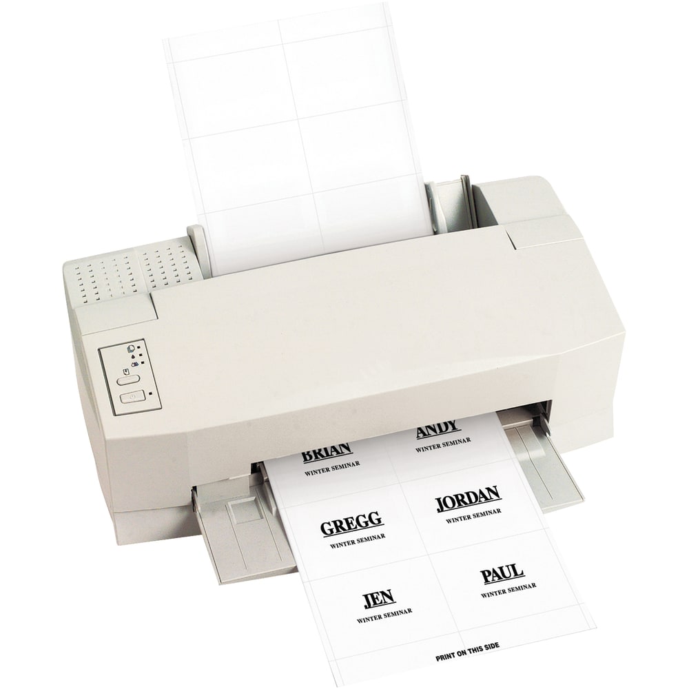 Partners Brand Badge Inserts, 4in x 3in, White, Case Of 300 MPN:BH140