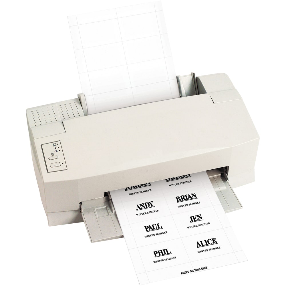 Partners Brand Badge Inserts, 2in x 3in, White, Case Of 280 MPN:BH141