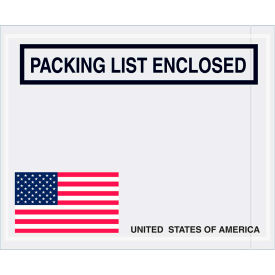 Panel Face Envelopes USA Flag 