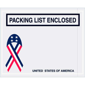 Panel Face Envelopes USA Ribbon 