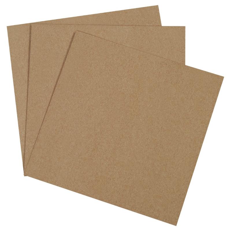 Partners Brand Chipboard Pads, 12in x 12in, Kraft, Case Of 625 MPN:CP1212