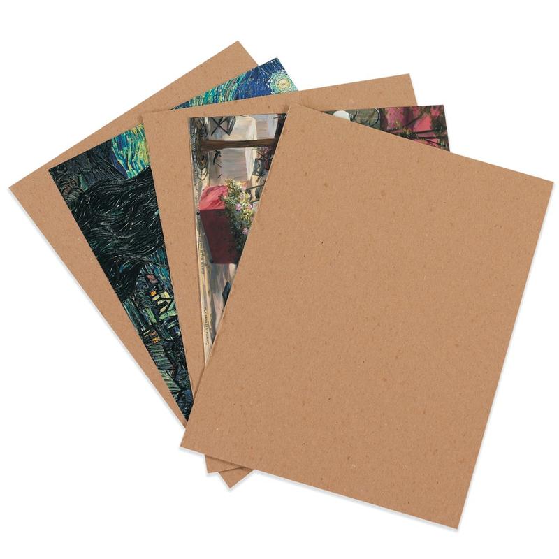 Partners Brand Chipboard Pads, Kraft, 8 1/2in x 11in, Pack Of 960 MPN:CP8511