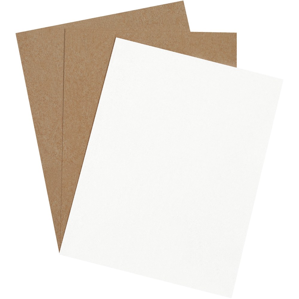 Partners Brand Chipboard Pads, 8 1/2in x 11in, White, Case Of 960 MPN:CP8511W