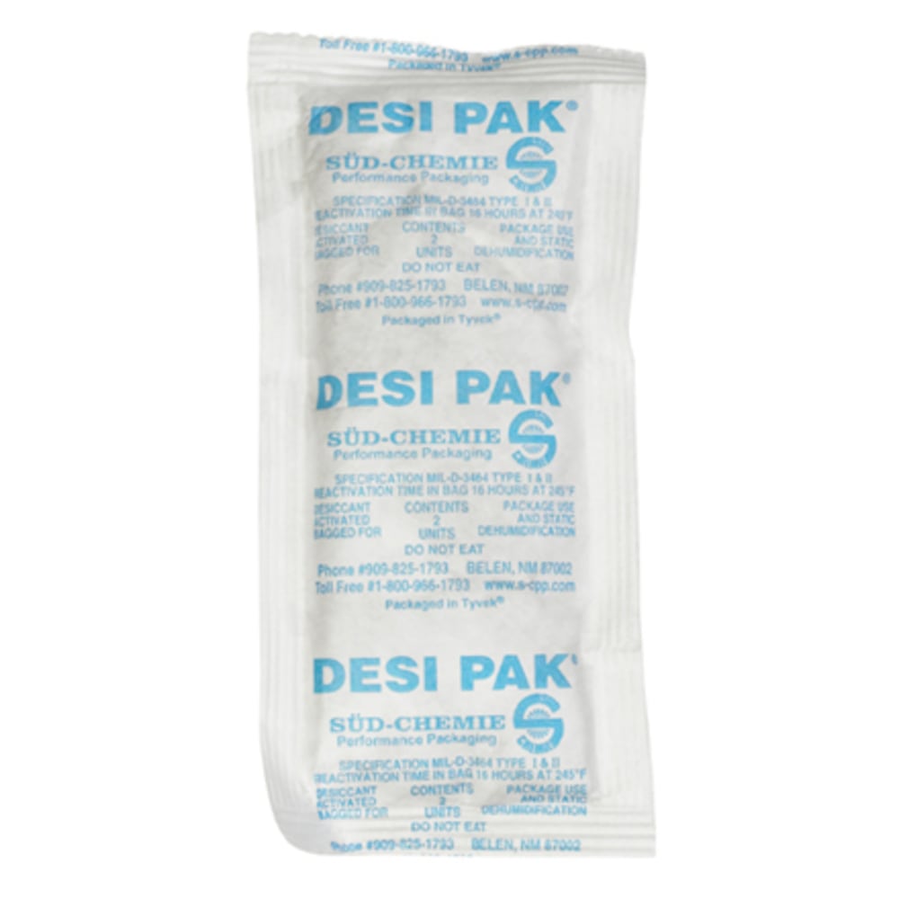 Tyvek Clay Desiccants - 5 Gallon Pail 3in x 6in x 3/8in, Case of 150 MPN:DES122