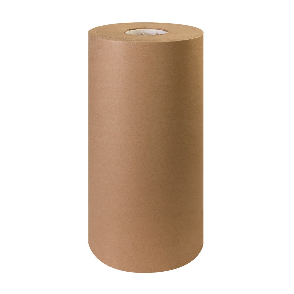 Partners Brand 100% Recycled Kraft Paper Roll, 30 Lb, 18in x 1, 200ft MPN:KP1830