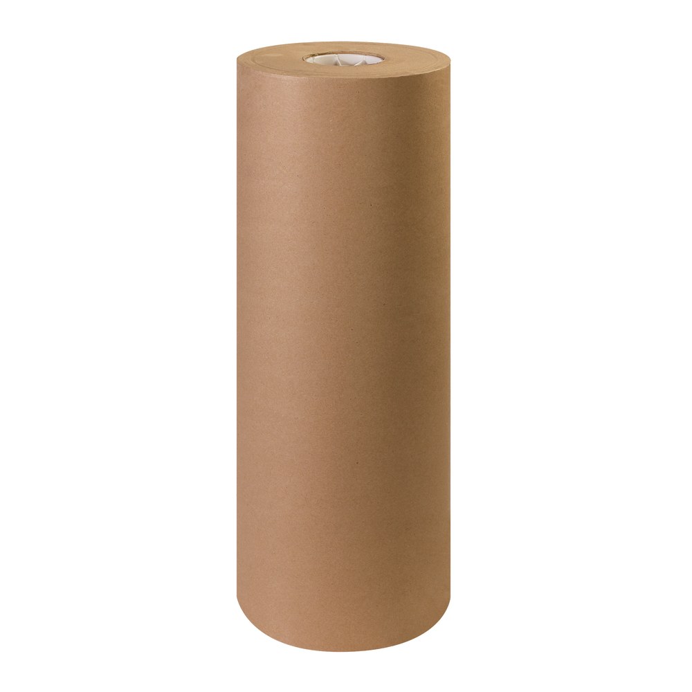 Partners Brand 100% Recycled Kraft Paper Roll, 30 Lb, 24in x 1, 200ft MPN:KP2430