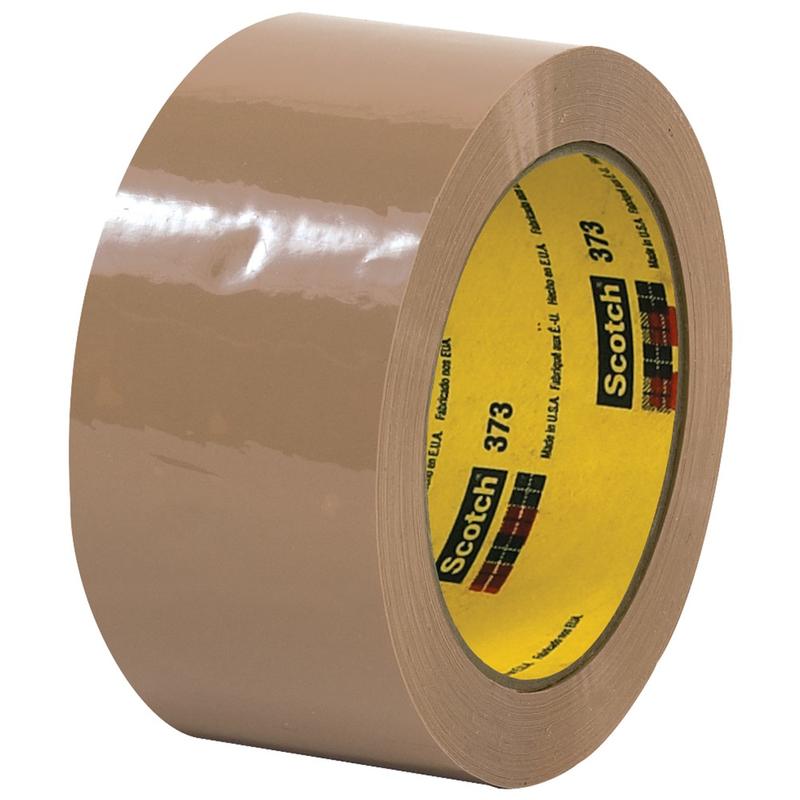 Scotch 373 Carton-Sealing Tape, 3in Core, 2in x 55 Yd., Tan, Pack Of 6 MPN:FSC12122ALIMPORT13