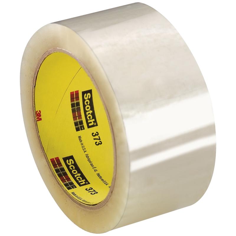 Scotch 373 Carton-Sealing Tape, 3in Core, 2in x 110 Yd., Clear, Pack Of 6 MPN:FSC12122ALIMPORT3