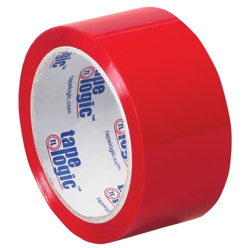 Tape Logic Carton Sealing Tape, 2in x 55 Yd., Red, Case Of 36 MPN:T90122R