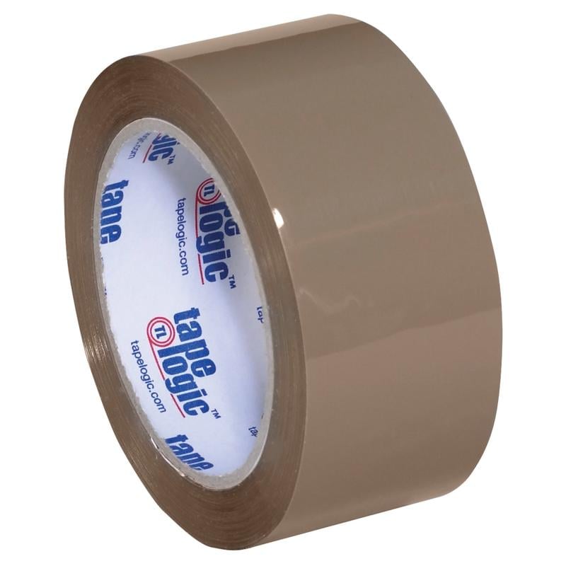 Tape Logic Acrylic Sealing Tape, 3in Core, 2in x 55 Yd., Tan, Pack Of 36 MPN:T901291T