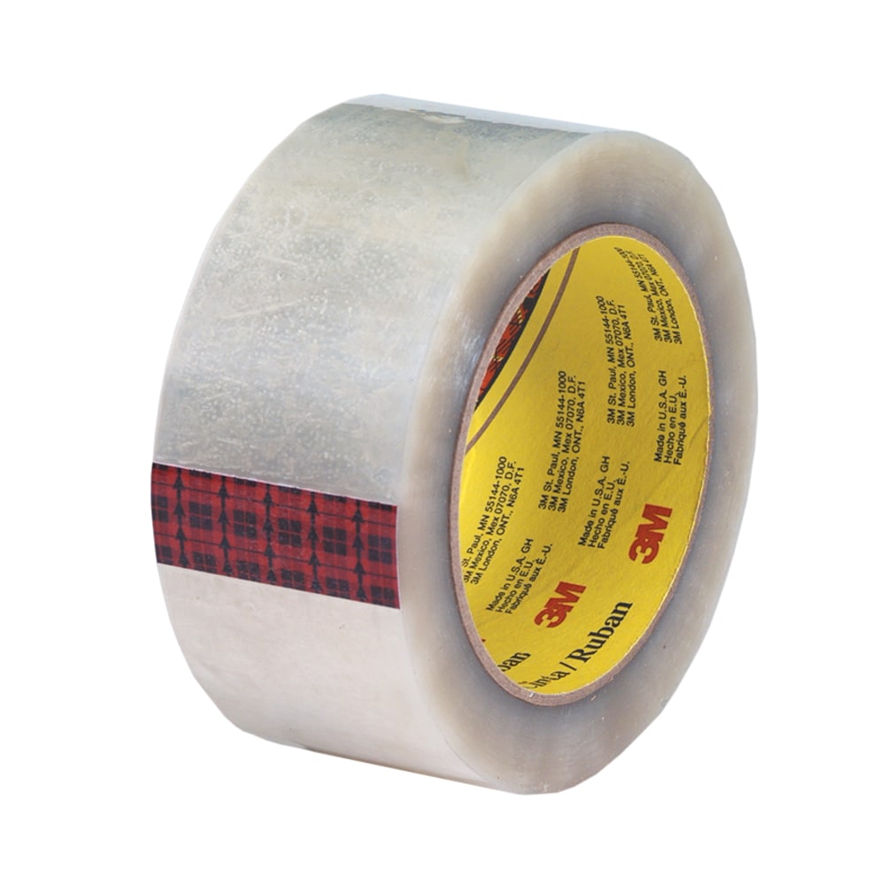 3M 355 Carton Sealing Tape, 2in x 55 Yd., Clear, Case Of 6 MPN:T9013556PK