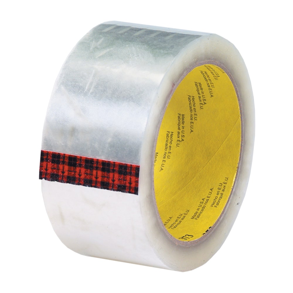 Scotch 373 Carton Sealing Tape, 2in x 55 Yd., Clear, Case Of 36 MPN:T901373