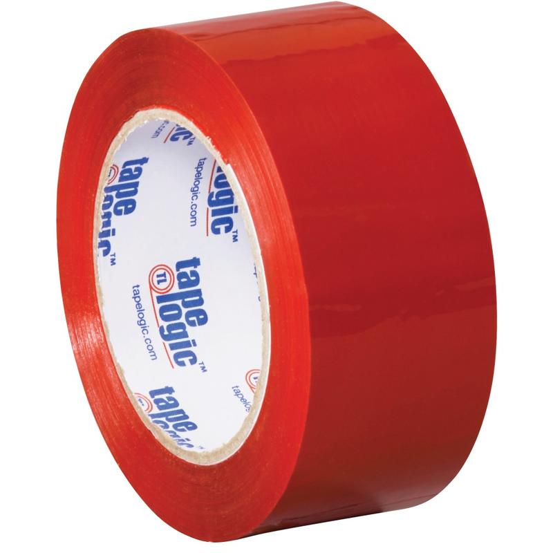 Tape Logic Carton-Sealing Tape, 3in Core, 2in x 110 Yd, Red, Pack Of 6 MPN:T90222R6PK