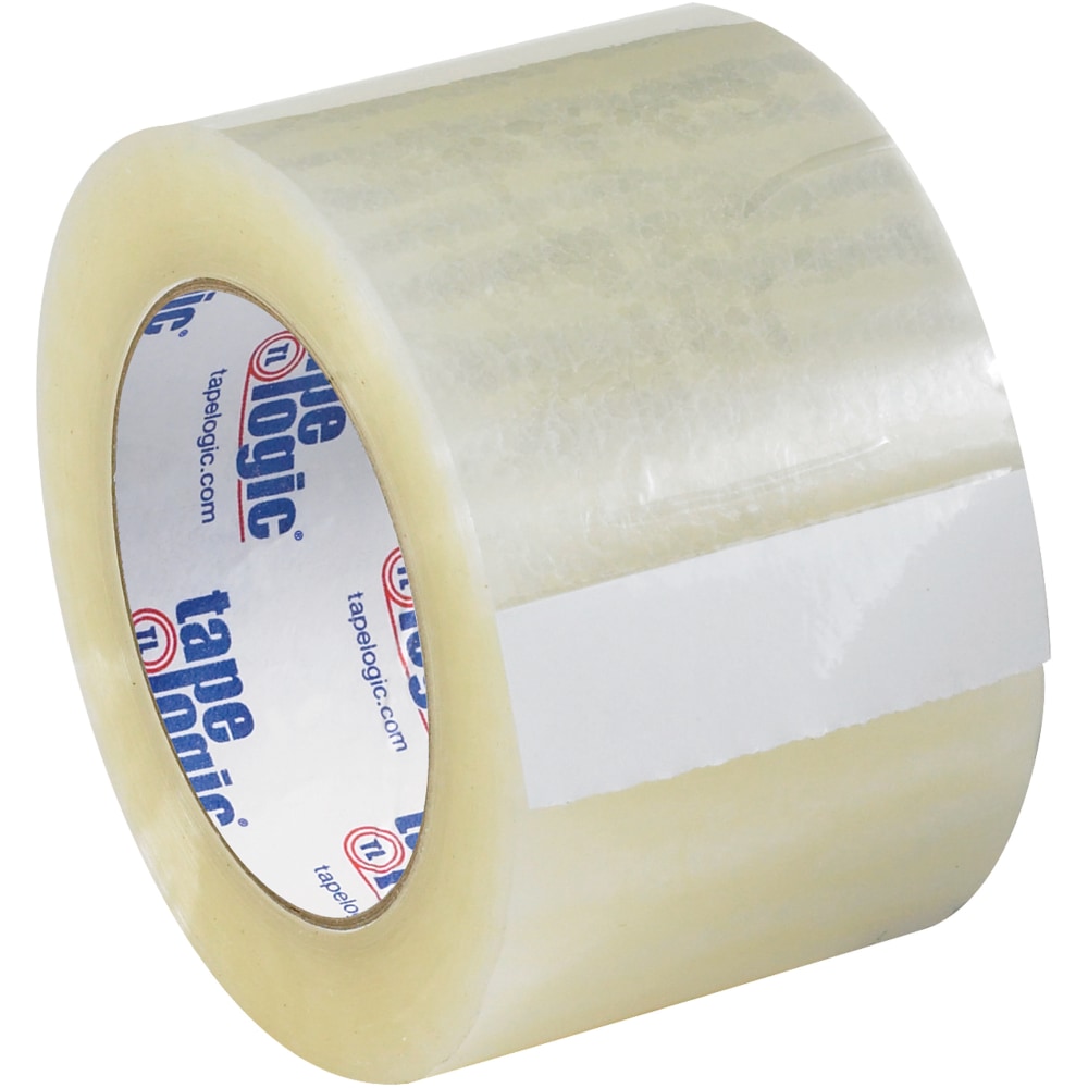 Tape Logic Quiet Carton-Sealing Tape, 3in Core, 2.6-Mil, 3in x 110 Yd., Clear, Pack Of 24 MPN:T905126