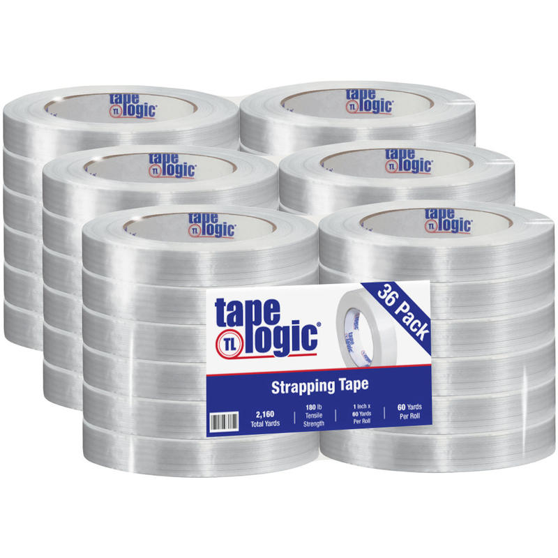Tape Logic 1400 Strapping Tape, 1in x 60 Yd., Clear, Case Of 36 MPN:T9151400