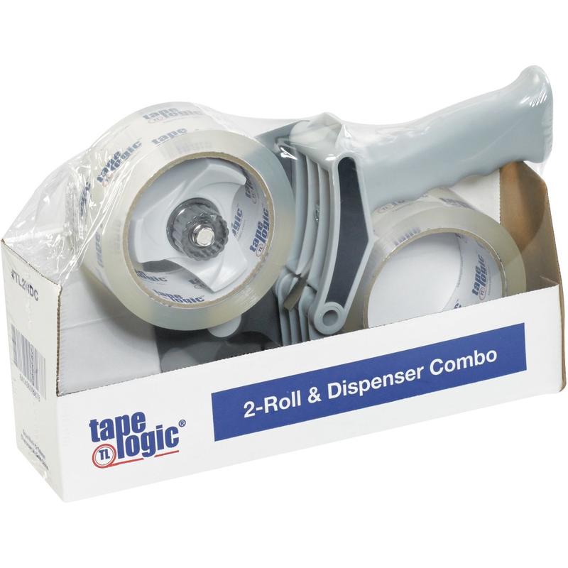 Tape Logic Crystal Clear Tape With 2in Top Sealing Gun Carton Sealing Dispenser, 3in Core, 2in x 55 Yd., Clear MPN:TL2RDC