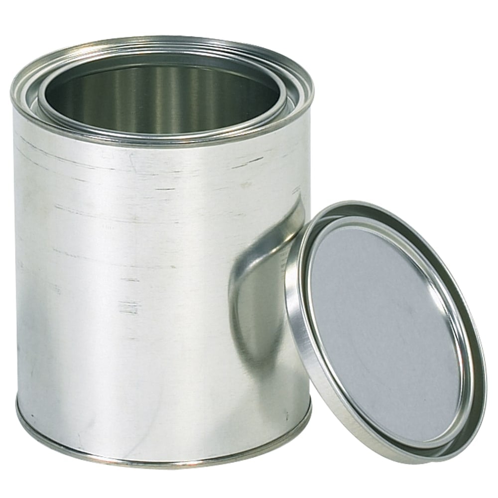 Partners Brand Paint Cans, 1 Quart, Silver, Case Of 36 MPN:HAZ1071