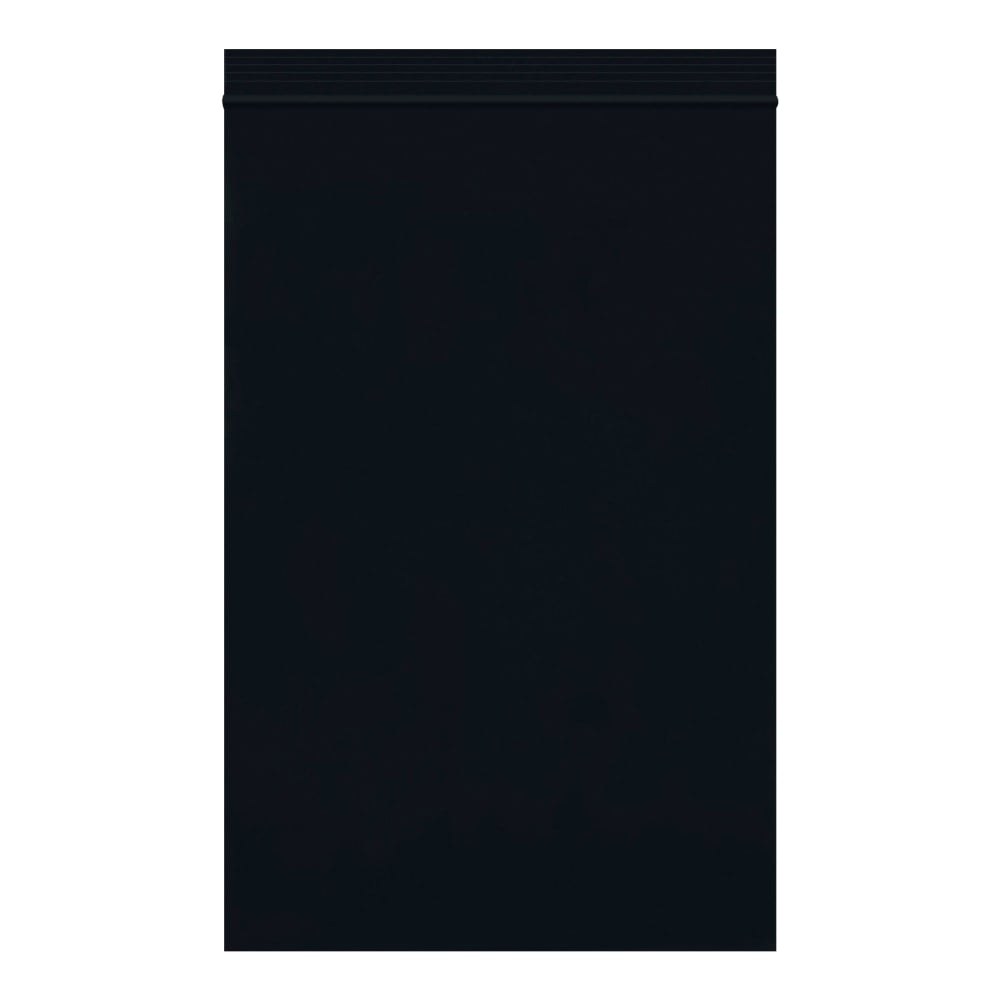 Partners Brand 2 Mil Colored Reclosable Poly Bags, 6in x 9in, Black, Case Of 1000 MPN:PB3615BK