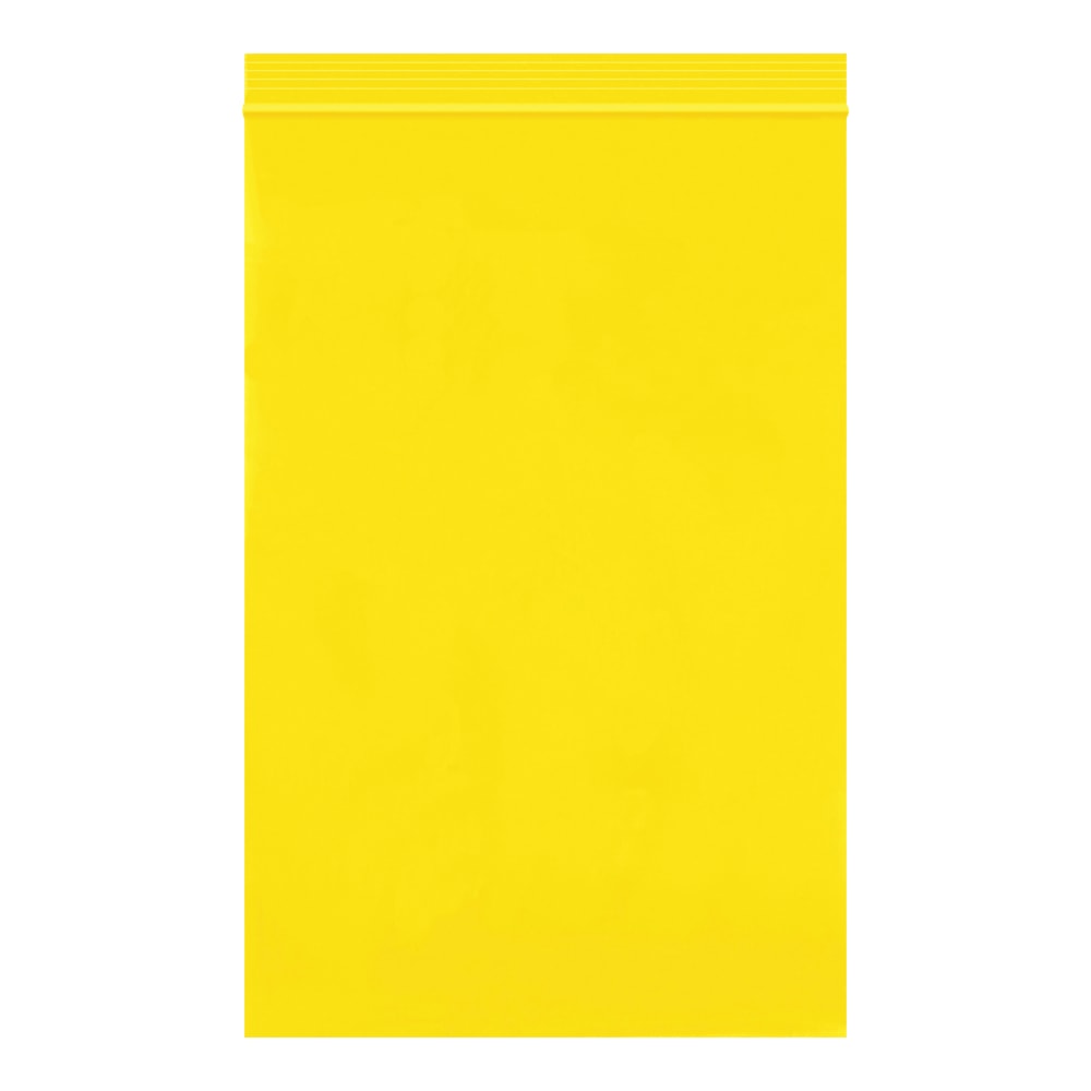 Partners Brand 2 Mil Colored Reclosable Poly Bags, 6in x 9in, Yellow, Case Of 1000 MPN:PB3615Y