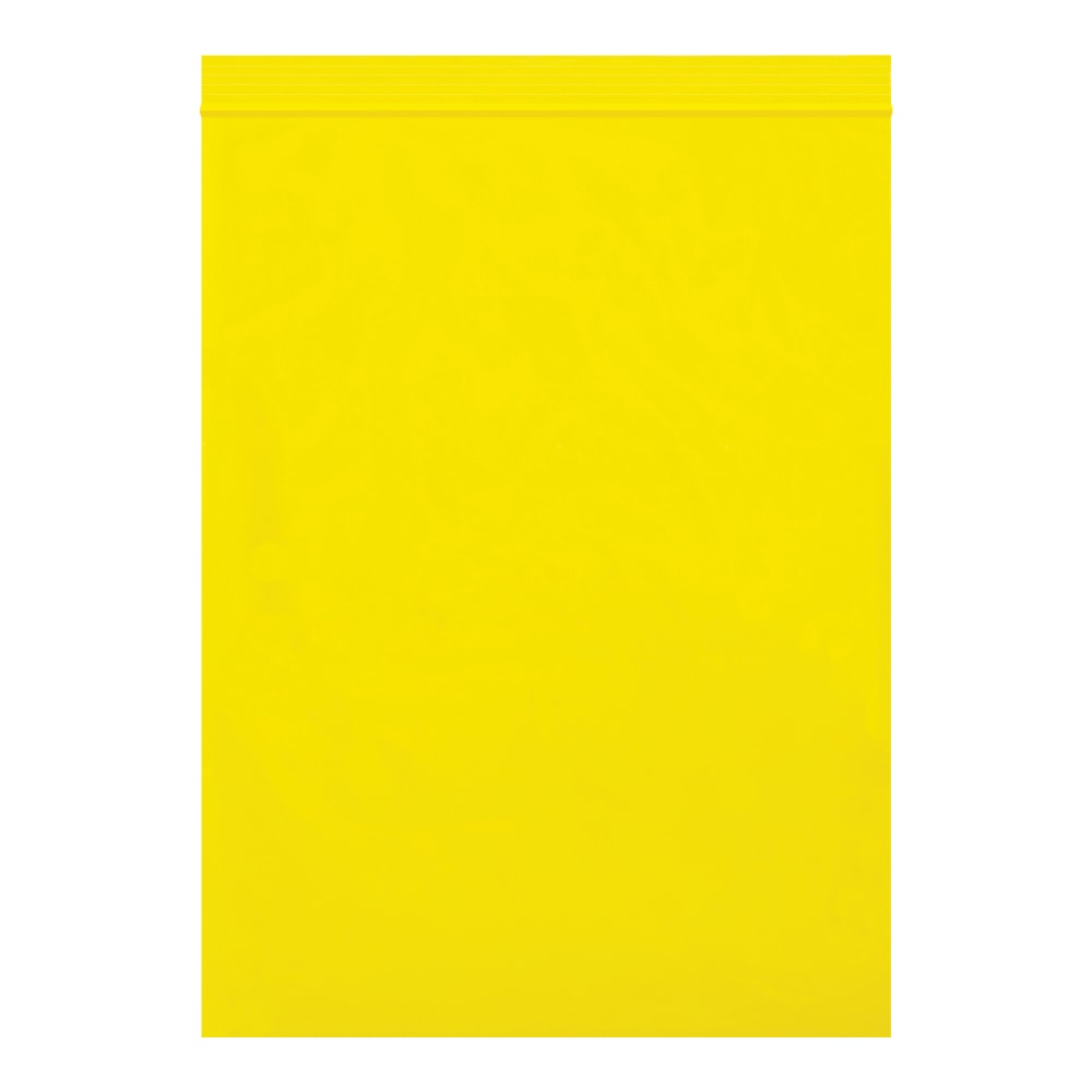 Partners Brand 2 Mil Colored Reclosable Poly Bags, 9in x 12in, Yellow, Case Of 1000 MPN:PB3645Y