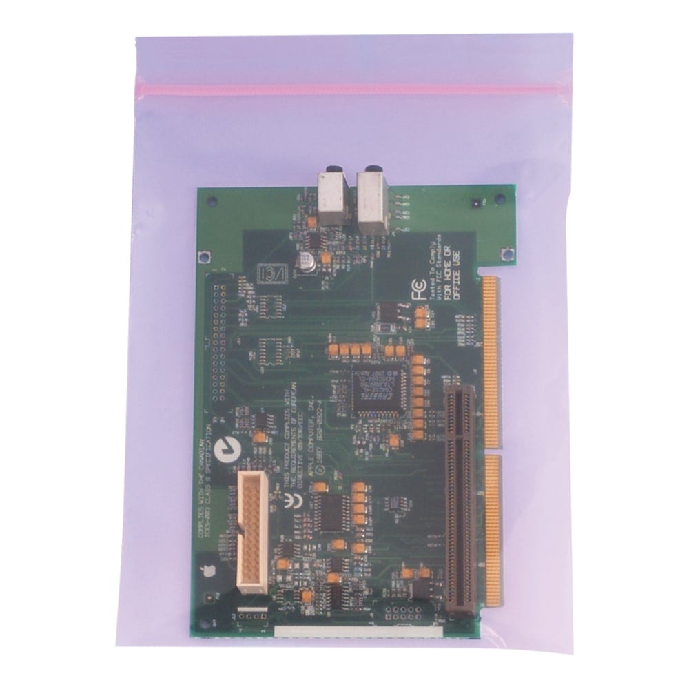 Partners Brand 2 Mil Anti-Static Reclosable Poly Bags, 6in x 9in, Pink, Case Of 1000 MPN:PBAS725