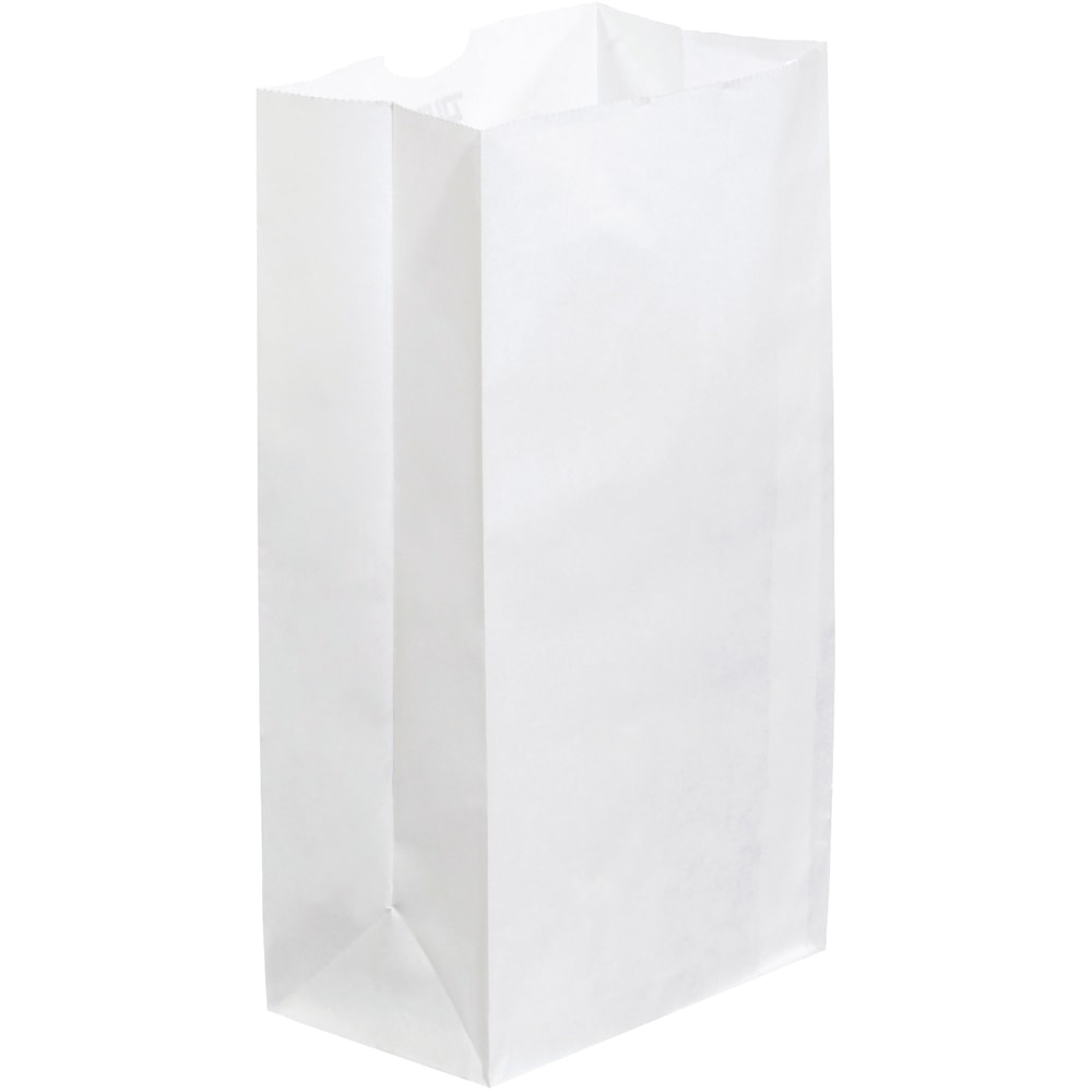 Partners Brand Grocery Bags, 11inH x 6inW x 3 5/8inD, White, Case Of 500 MPN:BGG104W