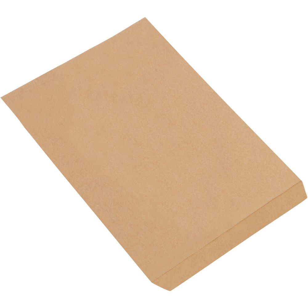 Partners Brand Flat Merchandise Bags, 10inW x 13inD, Kraft, Case Of 1, 000 MPN:BGM104K