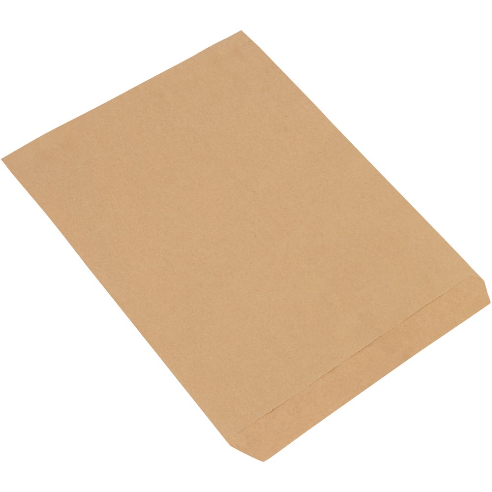 Partners Brand Flat Merchandise Bags, 12inW x 15inD, Kraft, Case Of 1, 000 MPN:BGM105K