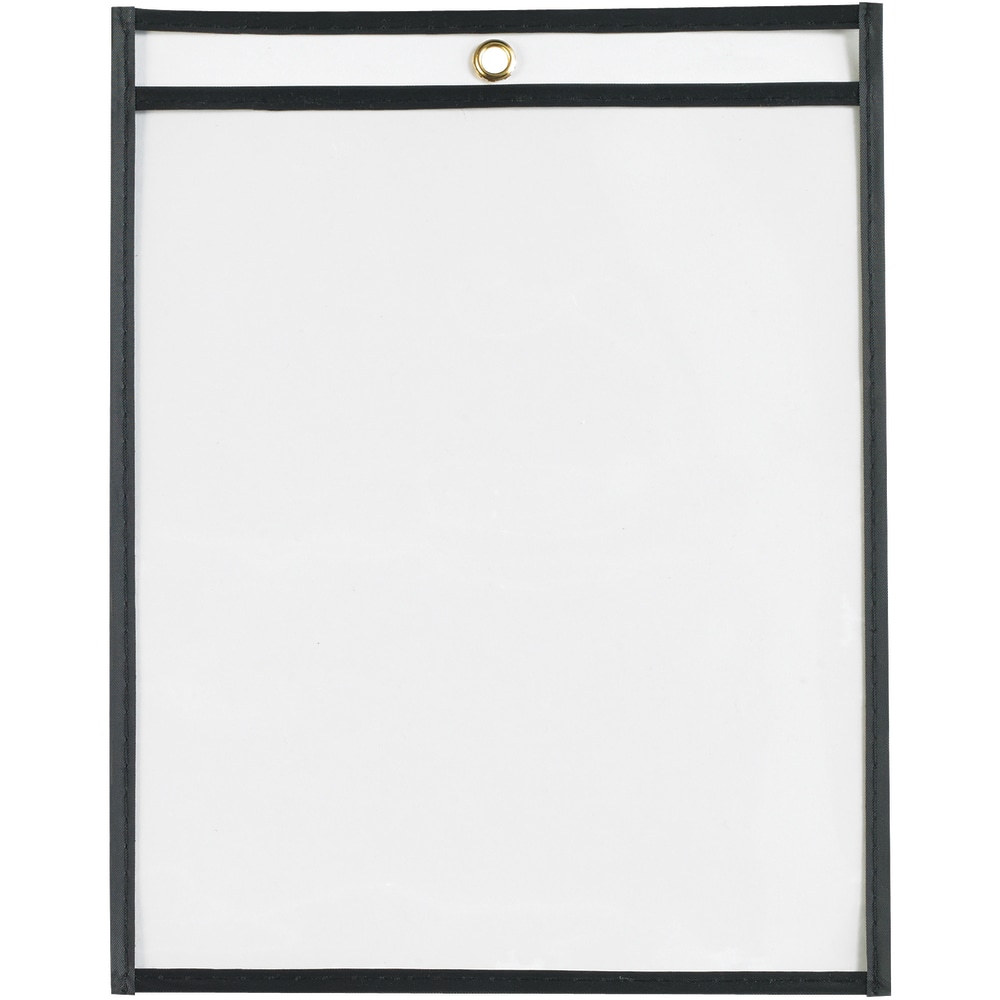 Partners Brand Job Ticket Holders, 8 1/2in x 11in, Black, Pack Of 25 MPN:FSC12122AANDER