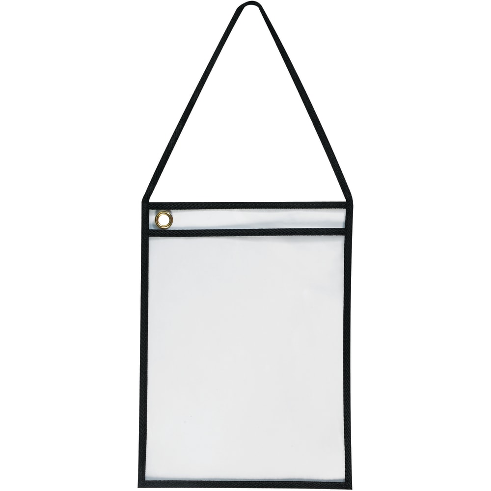 Partners Brand Deluxe Job Ticket Holders, 9in x 12in, Black, Pack Of 15 MPN:FSC12122APASTIM