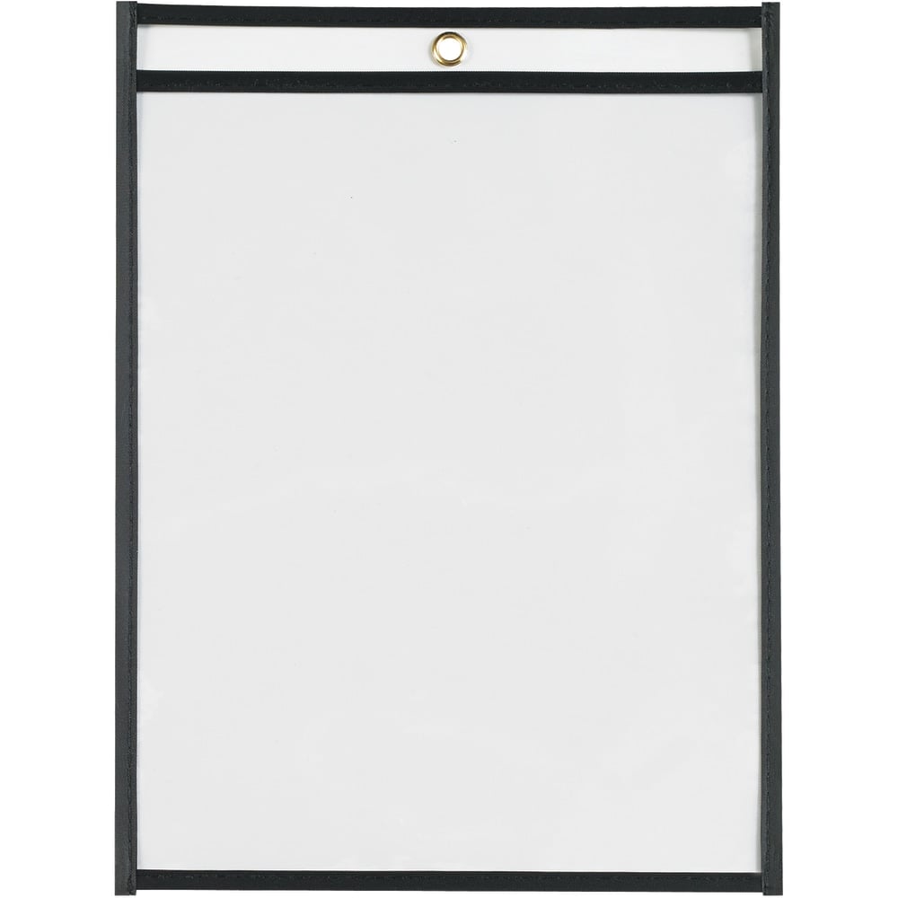 Partners Brand Job Ticket Holders, 9in x 12in, Black, Pack Of 25, FSC12122ASON MPN:FSC12122ASON