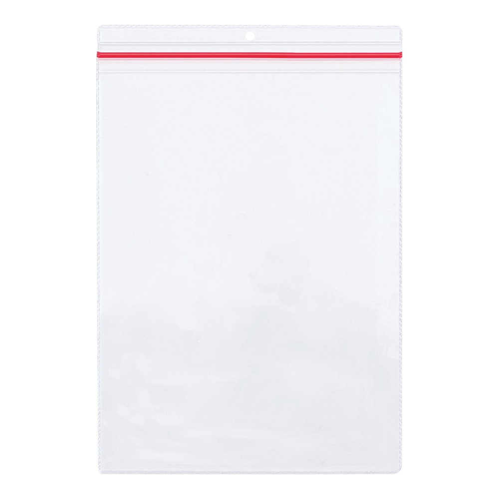 Partners Brand Industrial Zippered Job Ticket Holders, 9in x 12in, Clear, Case Of 15 Holders MPN:JTH161