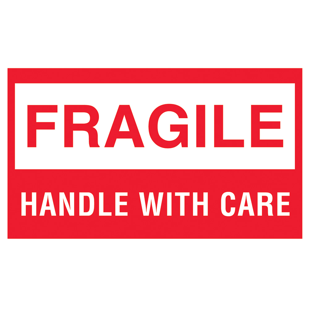 Tape Logic Preprinted Shipping Labels, DL1070, Fragile, 