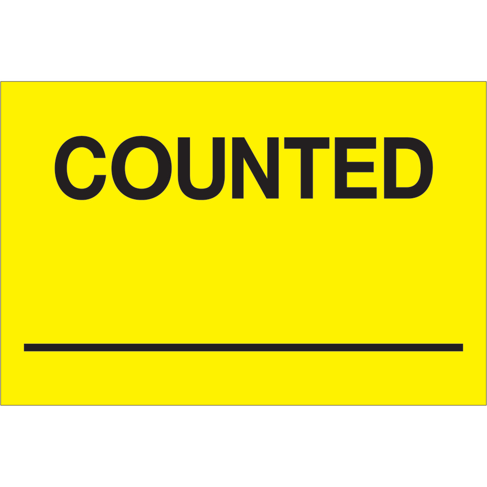 Tape Logic Preprinted Special Handling Labels, DL1128, Counted, Rectangle, 2in x 3in, Fluorescent Yellow, Roll Of 500 MPN:DL1128