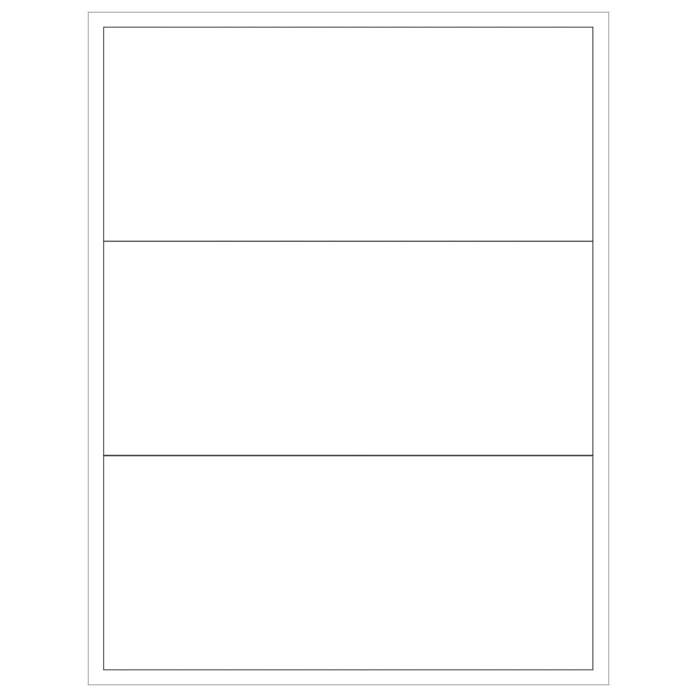 Tape Logic Inkjet/Laser Labels, LL134, Rectangle, 8in x 3 1/2in, White, Case Of 300 MPN:LL134