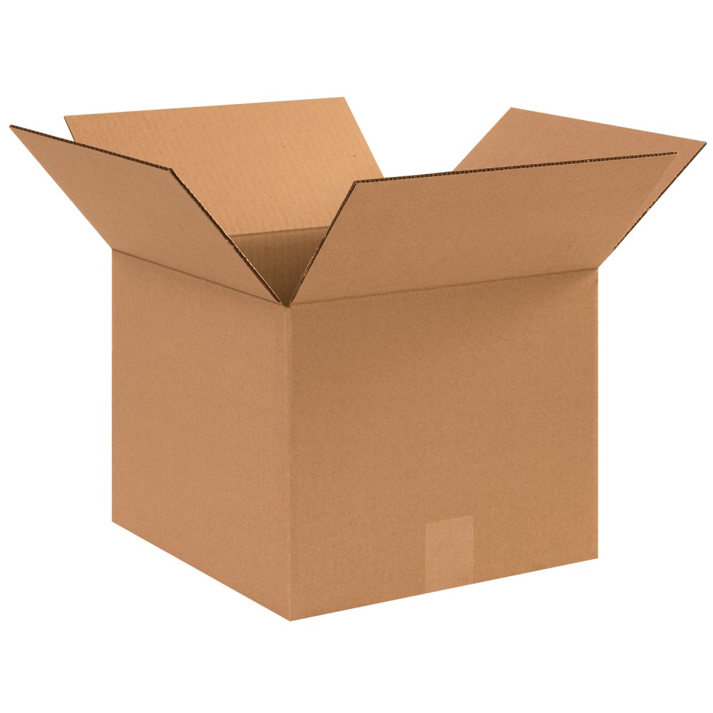 Partners Brand Corrugated Boxes, 12inL x 12inW x 10inH, Kraft, Pack Of 25 MPN:121210