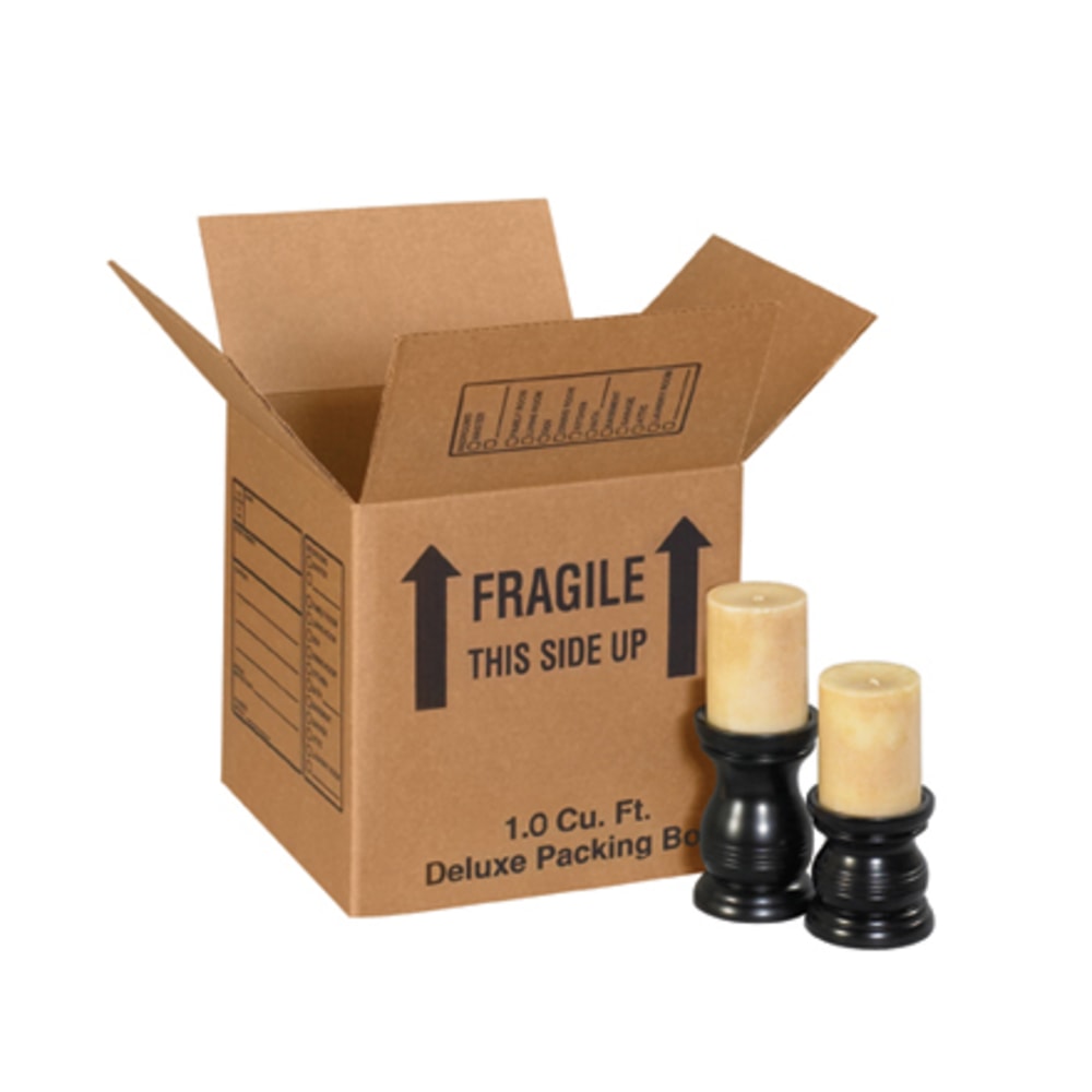 Partners Brand Deluxe Packing Boxes, 12in x 12in x 12in, Bundle of 25 I MPN:121212DPB