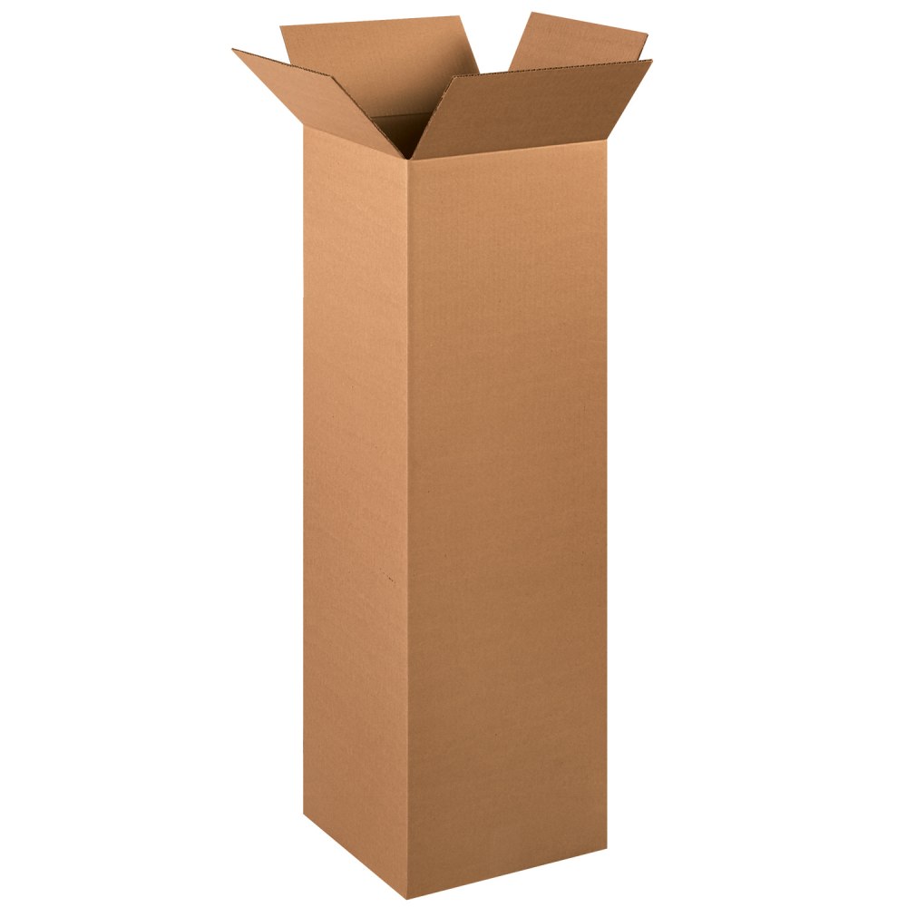 Partners Brand Tall Corrugated Boxes, 12in x 12in x 40in, Kraft, Pack Of 15 MPN:121240