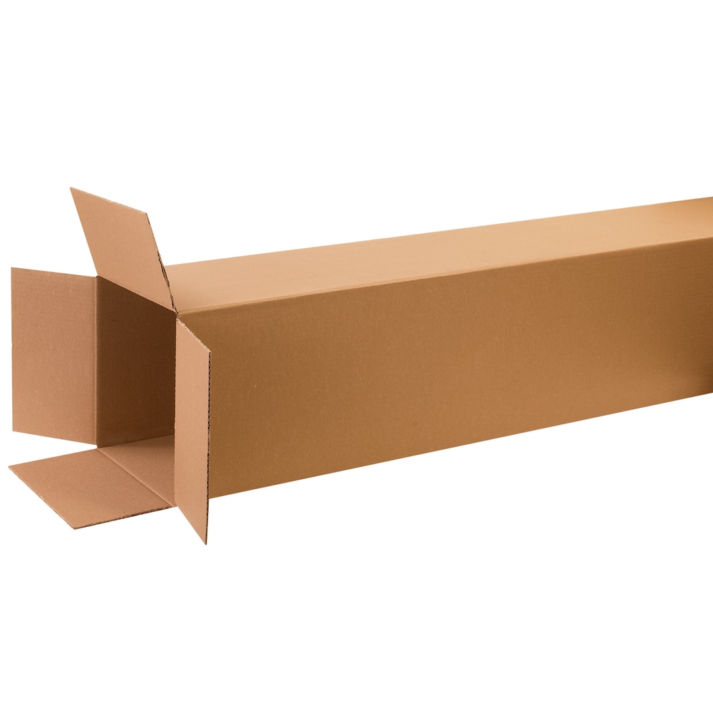 Partners Brand Tall Corrugated Boxes, 12in x 12in x 72in, Kraft, Pack Of 10 MPN:121272