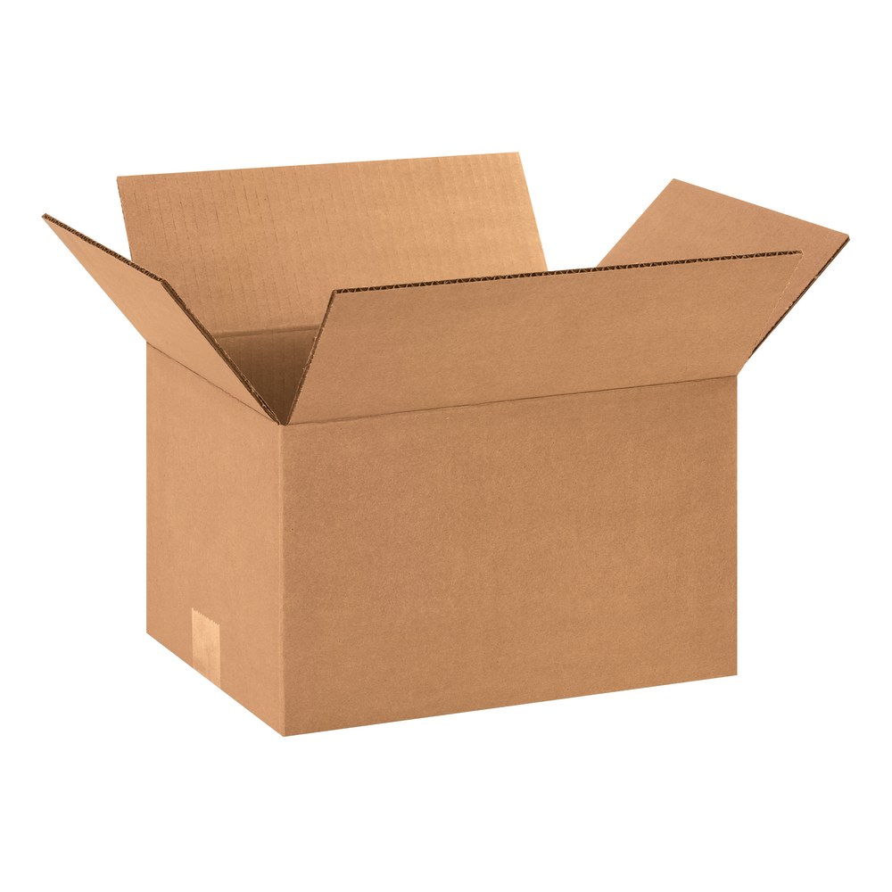 Partners Brand Corrugated Boxes, 12inL x 9inW x 7inH, Kraft, Pack Of 25 MPN:1297