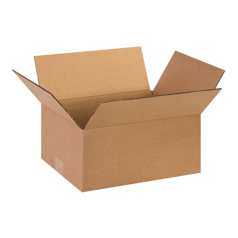 Partners Brand Corrugated Boxes, 13in x 10in x 6in, Kraft, Pack Of 25 MPN:13106