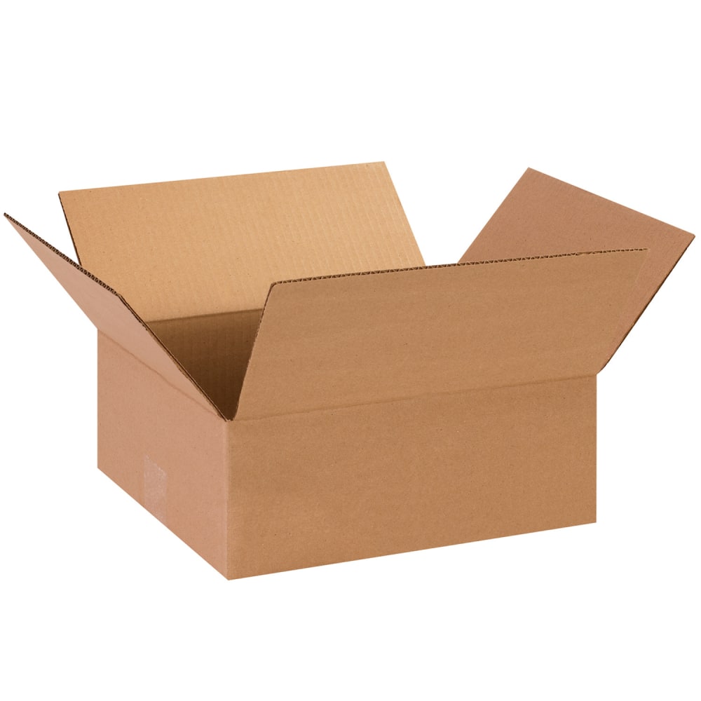 Partners Brand Flat Corrugated Boxes, 13in x 11in x 5in, Kraft, Pack Of 25 MPN:13115