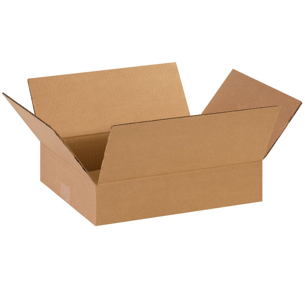 Partners Brand Flat Corrugated Boxes, 14in x 11in x 3in, Kraft, Pack Of 25 MPN:14113