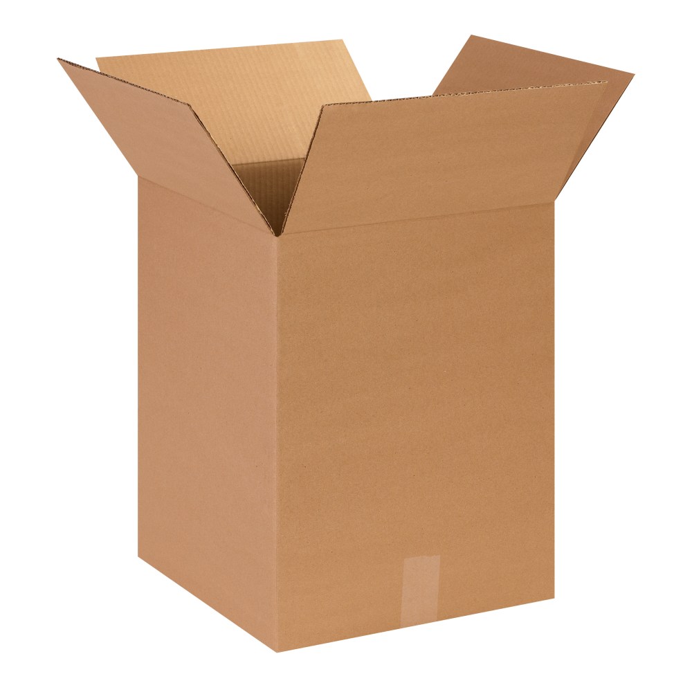 Partners Brand Corrugated Boxes, 14in x 14in x 18in, Kraft, Pack Of 25 MPN:141418